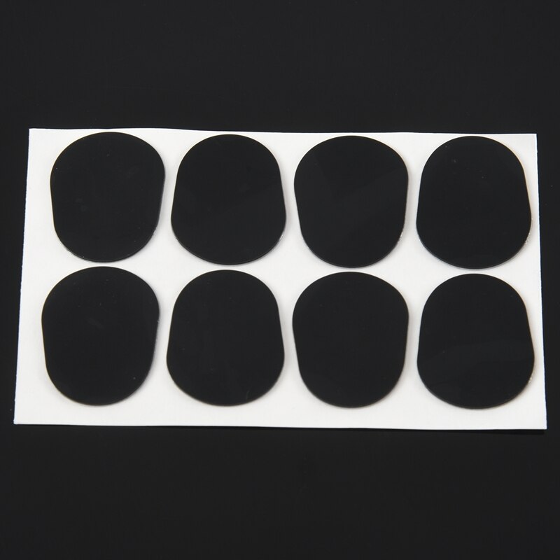 8 Parches De Goma Para Boquilla De Saxofón Y Clarinete: 0.3/0.5/0.8mm, Protector Dental