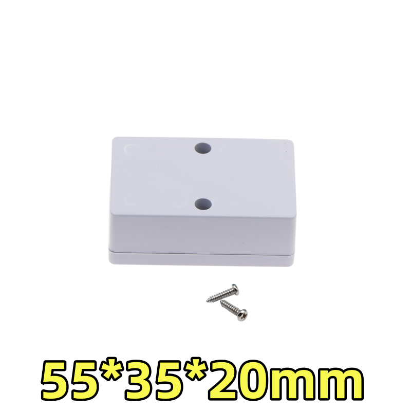 1pc Waterproof Black/white Housing Instrument Case ABS Plastic Project Box Storage Case Enclosure Boxes Electronic Supplies: Ivory