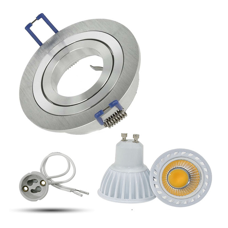 GU10 Verzonken LED Dimbare Downlight COB 5 w 7 w 9 w LED Spot light LED decoratie Plafondlamp AC 110 v 220 v led lampen licht