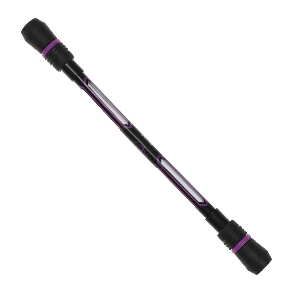 1PC Spinnen Kuli Kreative Gelegentliche Blitz Rotierenden Spielen Gel Stifte Schüler Spielzeug Freisetzung Druck Komfortable Penspinning Stift: D-Violett