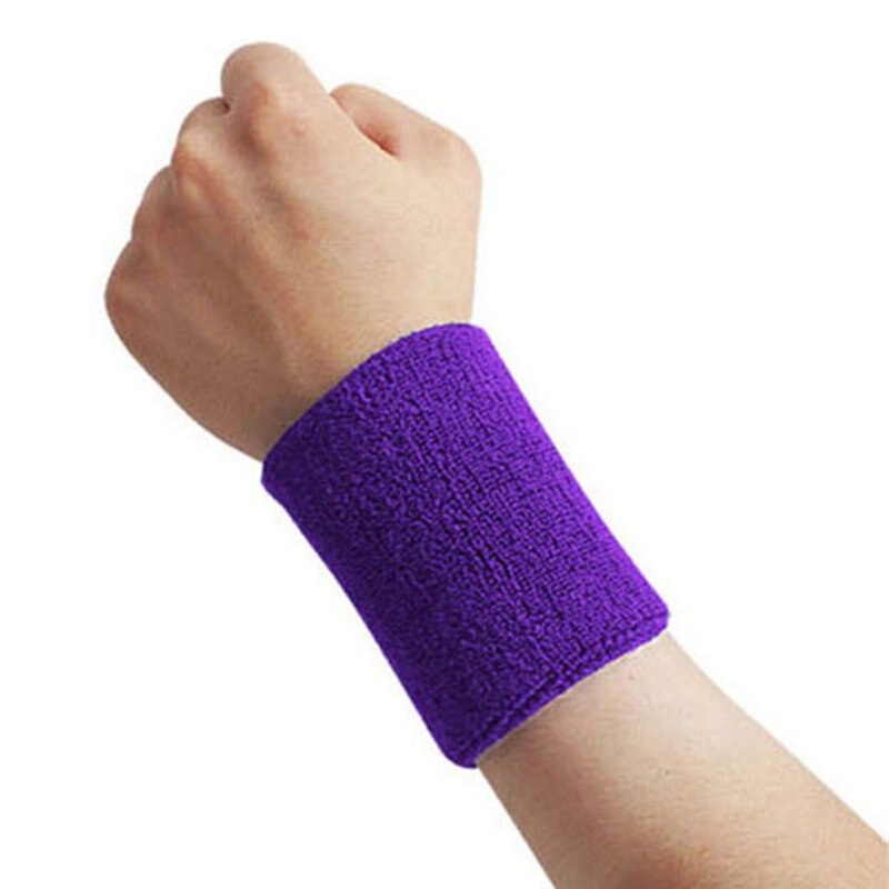 1 Pcs Wristbands Sport Sweatband Hand Band Sweat Wrist Support Brace Wraps Guards For Gym Volleyball Basketball: Z