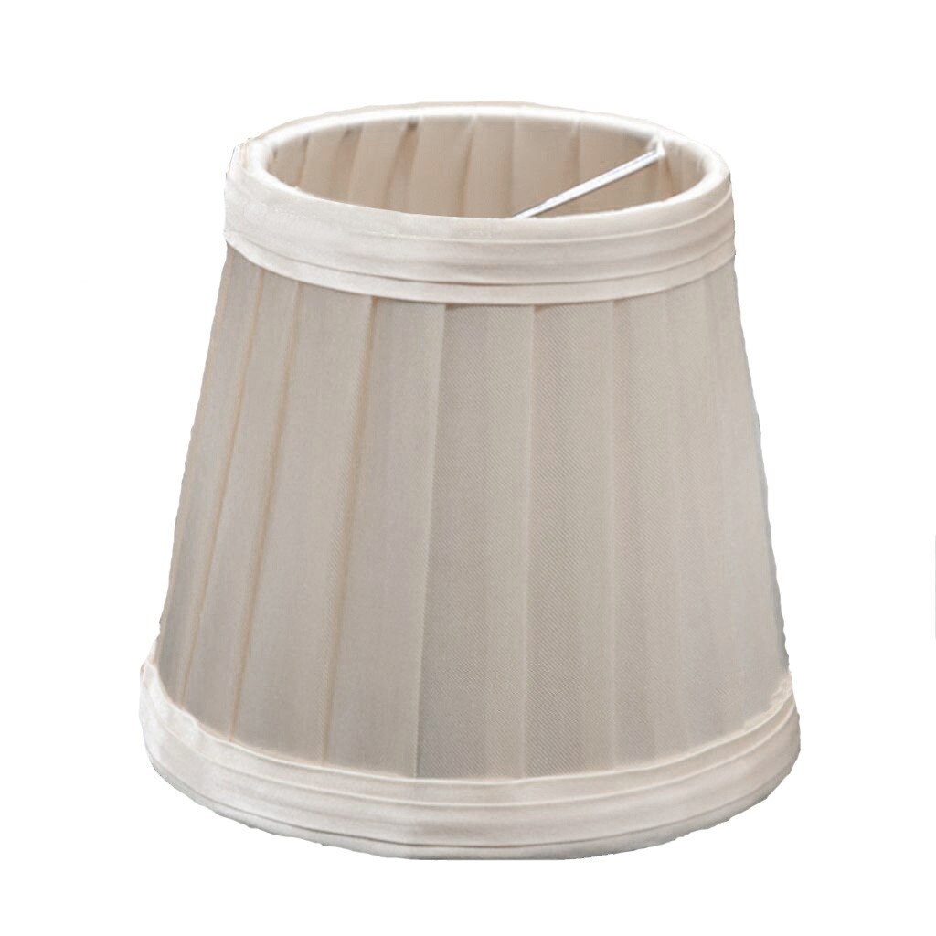 Vintage stof plisseret lampeskærm bord skrivebord seng lampe holder holder lysekrone lampeskærm til boligindretning boligtilbehør: B