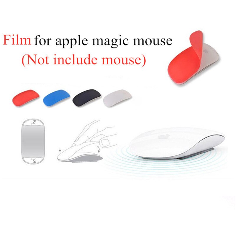 Soft Mouse Film for Apple Mouse Cover Non-slip for Apple Macbook Mice Protector Film for Mac Magic Silicone Mouse Dust-proof