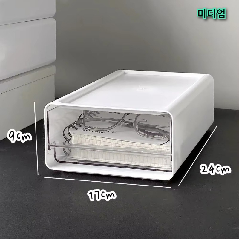 Organizador gaveta transparente documento de escritório diversos titular desktop gavetas de maquiagem organizador de mesa gavetas armários de papelaria: Verde