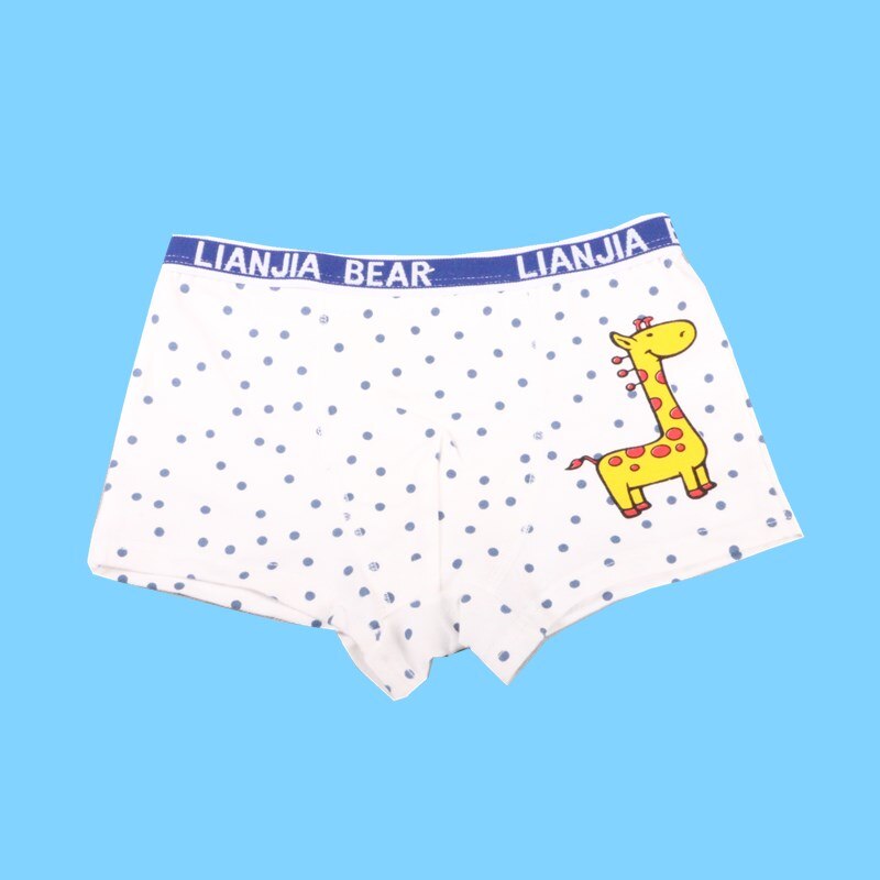 2 stk/parti drenge boxershorts børn undertøj til drenge bomulds boxer undertøj børn trusser giraf 2-10 år