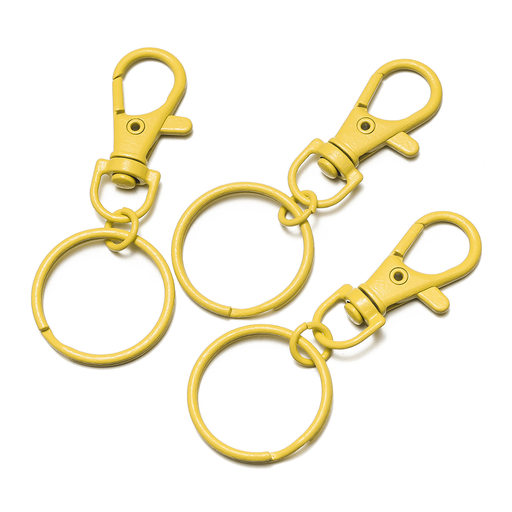 5/10pcs Multicolor Keyring Lobster Clasp Hooks With Adjustable Buckle For Making Keychain DIY Bags Doll Hook Jewelry Accessories: S / PURPLE