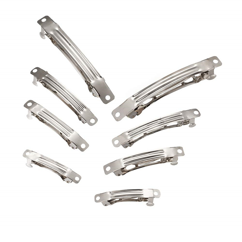Pasador francés para el pelo, Clip con hebilla automática, Base, lazo, peine, suministros de horquilla para tocados, accesorios para hacer joyas, 10 Uds.