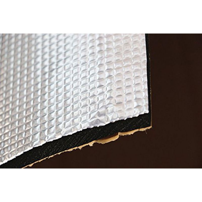 Plaque auto-adhésive en coton pour voiture, 30x50cm, isolation thermique en coton, plaque d'aluminium auto-adhésive, protection incendie FM