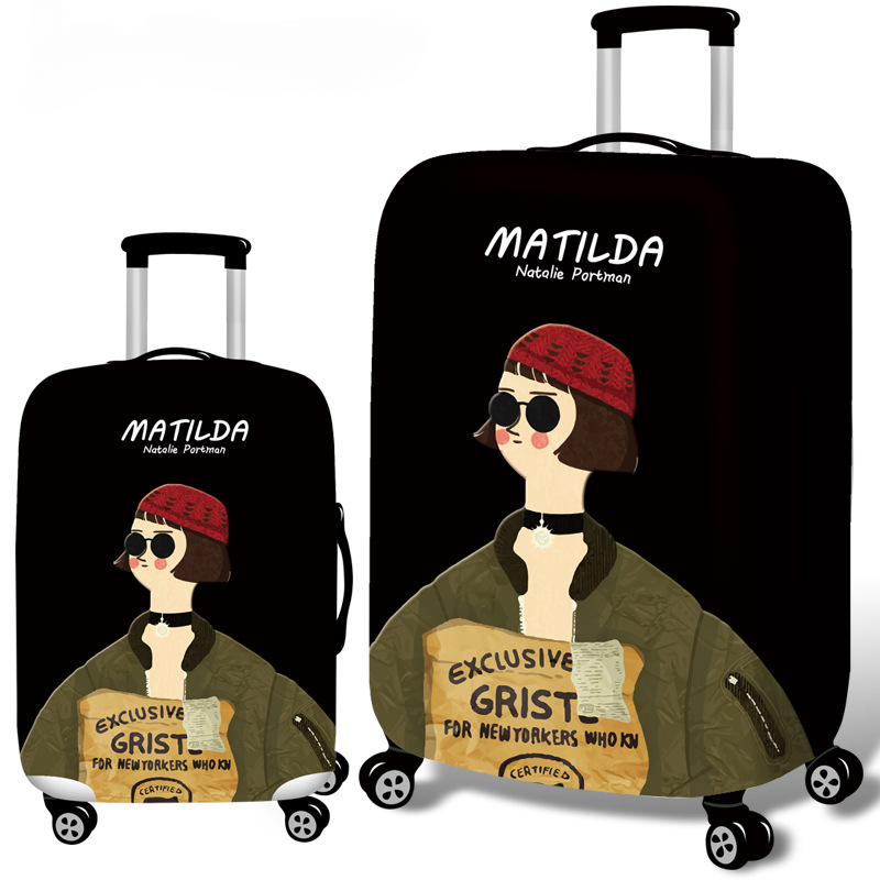 Bagagehoes Elastische Bagage Beschermhoezen Bagagehoes Geschikt For18-32 Inch Kofferkoffer Reisaccessoires: M / Beige