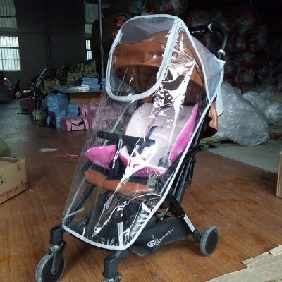 Universal regnbetræk baby klapvogn tilbehør støv fuld regnfrakke regnfrakke yoyo poussette barnevogn bilafdækning til kørestolsvogn: R06