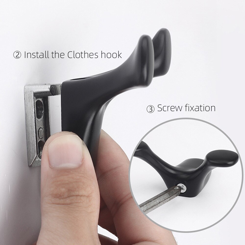 Alliage de Zinc mural vêtements crochet vache corne crochet manteau crochet salle de bain chambre Robe crochet manteau crochet maison salon accessoires