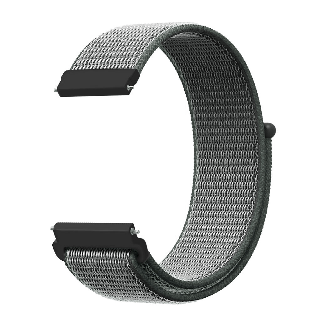 For Amazfit Bip Lite Bip 20mm Smart Watch Nylon Woven Silicone Strap Replace Band Bracelet 20mm: Nylon Loopback Olive