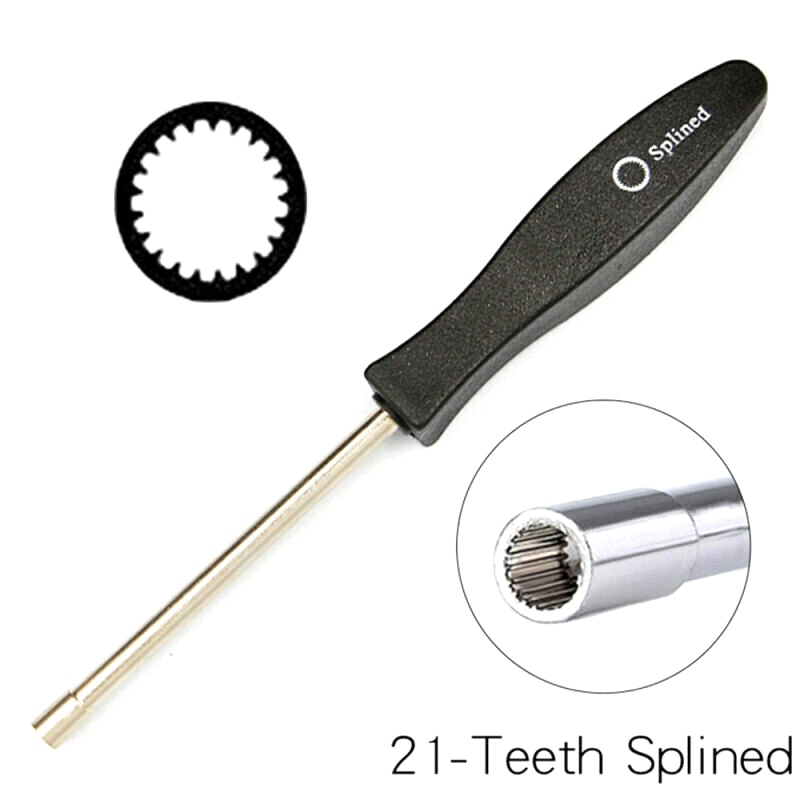 Spline Shaped Carburetor Adjustment Screwdriver 21 Teeth Type Carb Service Tool