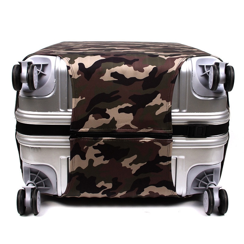 Camouflage Luggage Cover Suitable for 18-32 Inch Suitcase Protector Trolley Case Elastic Dust Cover Travel Accessorie