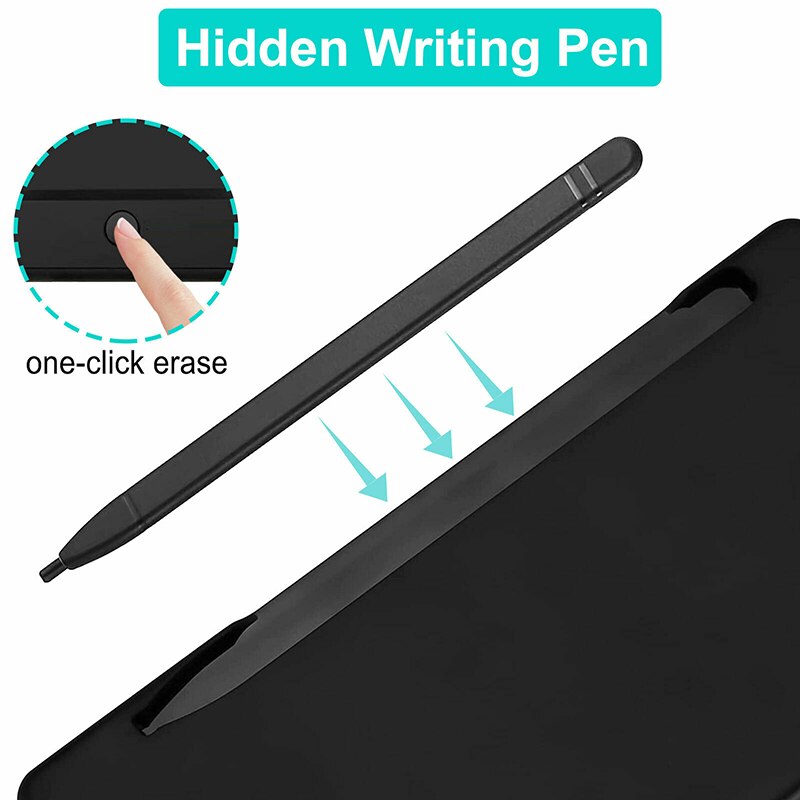 10-Digit Portable LCD Display Engineering Scientific Calculator with Writing Tablet + Pen Financial Accounting Calculate Tools