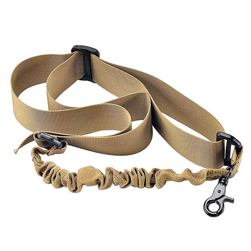 Único punto de punto doble Multi-cuerda de la función amplio uso eslinga de seguridad ajustable cuerda de la correa para actividades al aire libre: Tan