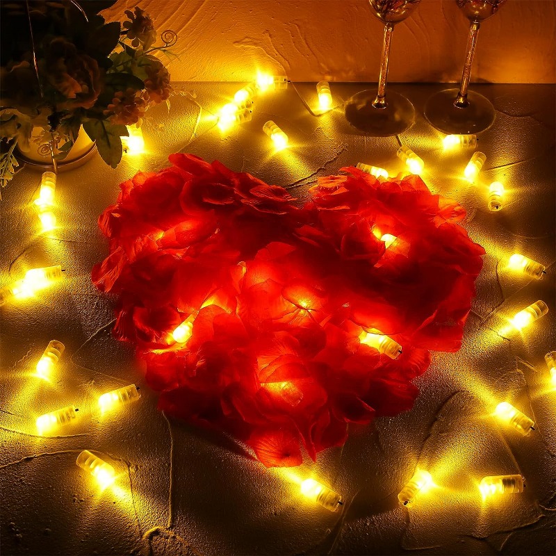 Mini-LED-Lampen für Ballonlaterne, Innenlicht, wasserdicht, Batteriekontrolle, warmweiße Lampen, Hochzeit, Party, Weihnachtsdekoration