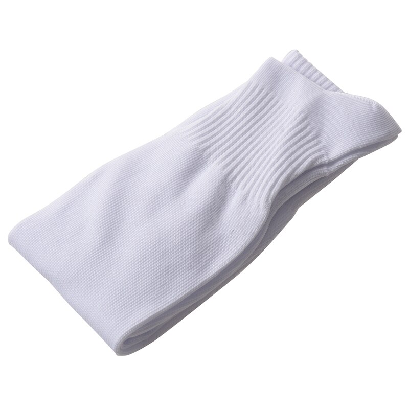 Chaussettes de sport pour hommes, baseball, hockey, football, longues et hautes (blanches)