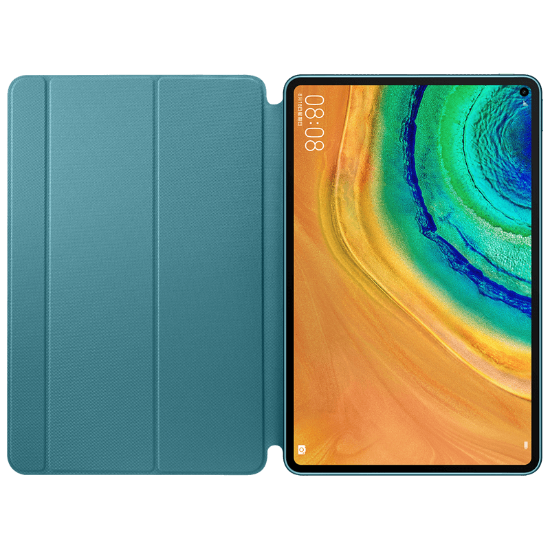 Originele huawei tablet matepad pro 10.8 slimme leren hoes met een prachtig uiterlijk, magnetische slimme opening en sluiting: Groente