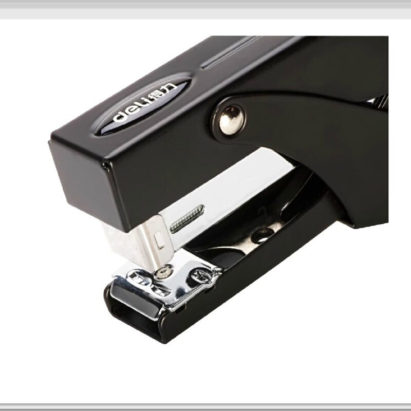 Deli 1Pcs Metalen Handheld Medium Nietmachine Wedstrijd 24/6 26/6 Nietje 20 80G Papers Capaciteit Hand Binding Kantoorbenodigdheden briefpapier