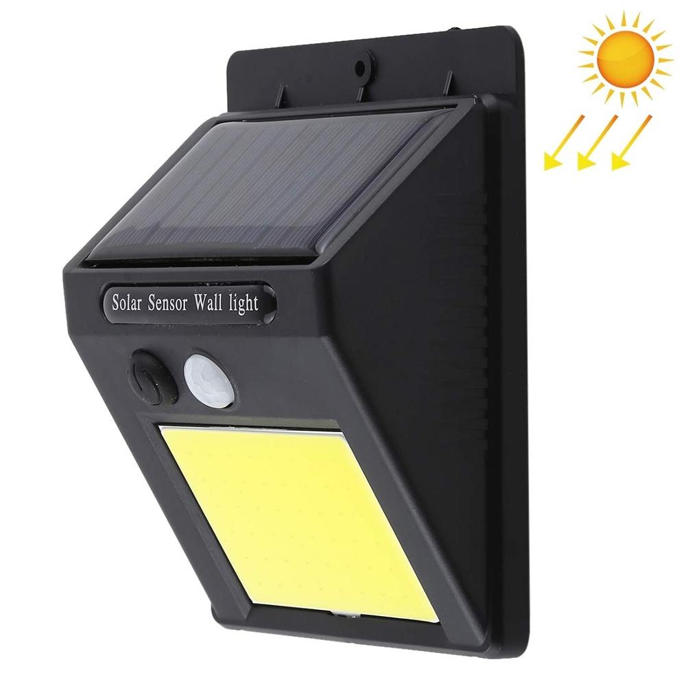 48 Led Cob Zonne-verlichting Outdoor Waterdichte Solar Motion Sensor Wandlamp Security Verlichting Met Easy Installeren Voor Patio Yard