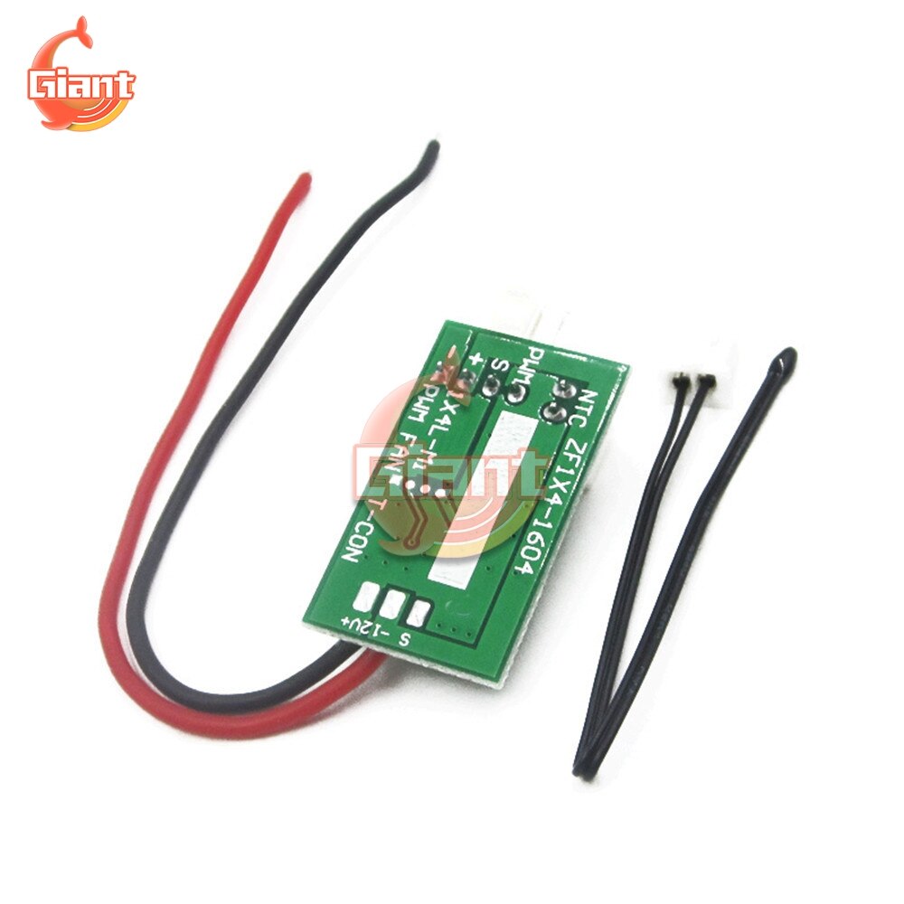 DC5V/12V PWM Speed Controller Fan Speed Governor 4 Wire 2-3 Wire Computer Temperature Control Switch for PC CPU Cooler Fan Alarm