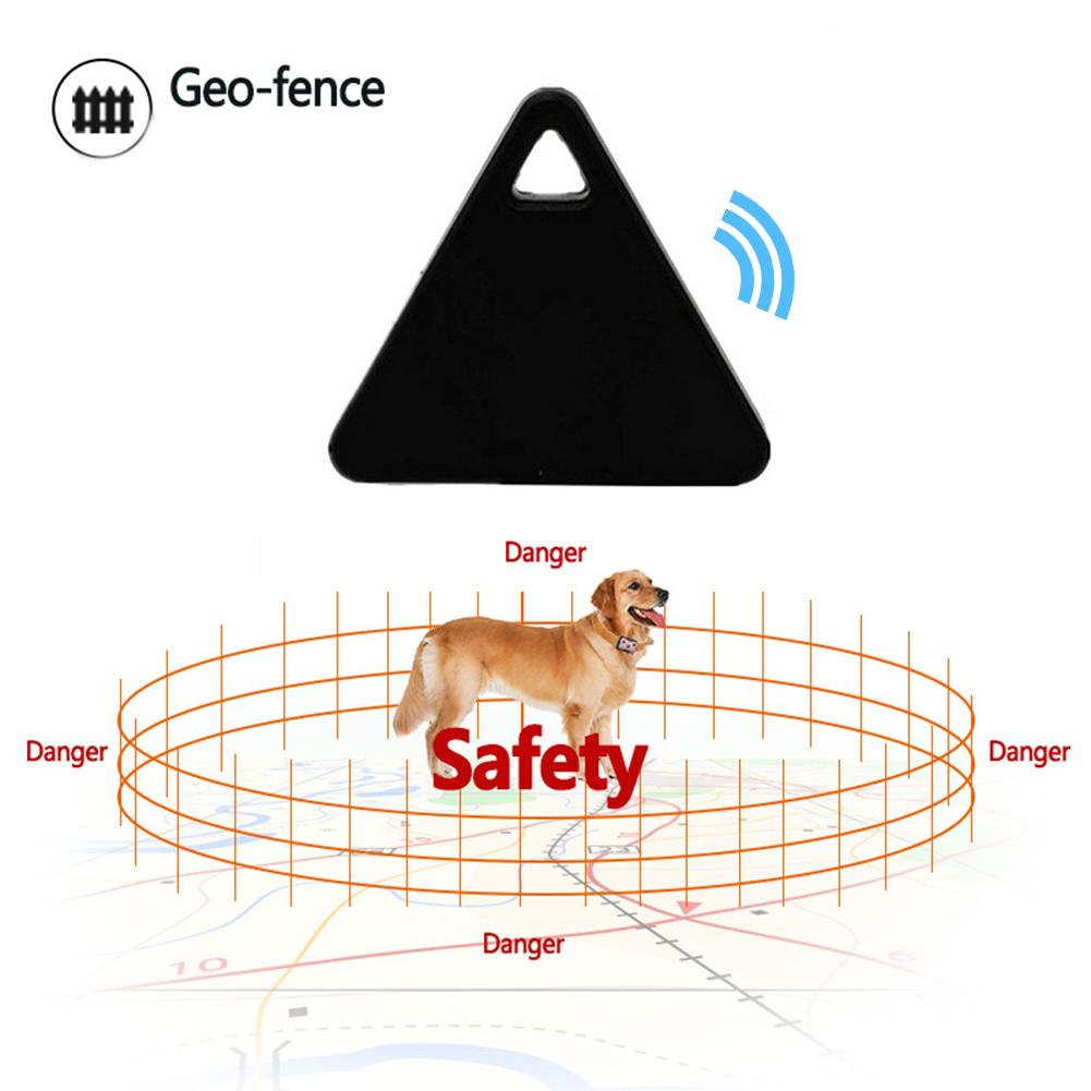 1PCS Triangle Pets GPS Bluetooth Tracer Mini Anti-Lost Tracker Keys Kids Trackers Android 4.3 and Above IOS 7.0 or Above