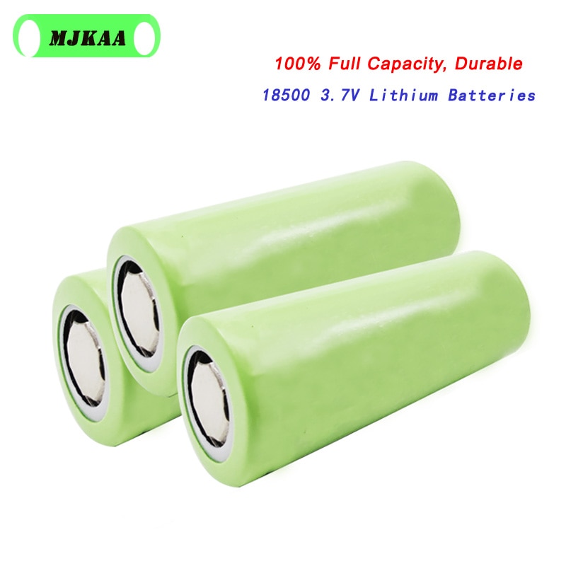 4PCS/Lot 18500 18490 3.7V Batteries Real 1400mAh Li-ion Rechargeable FlashLight Torch Battery Power BanK Use Electronic Gadgets