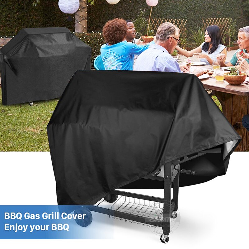 210D Oxford Fabric BBQ Cover Grill Cover outdoor barbecue Waterproof Dust Proof Sunscreen Grill Protector BBQ Accessories