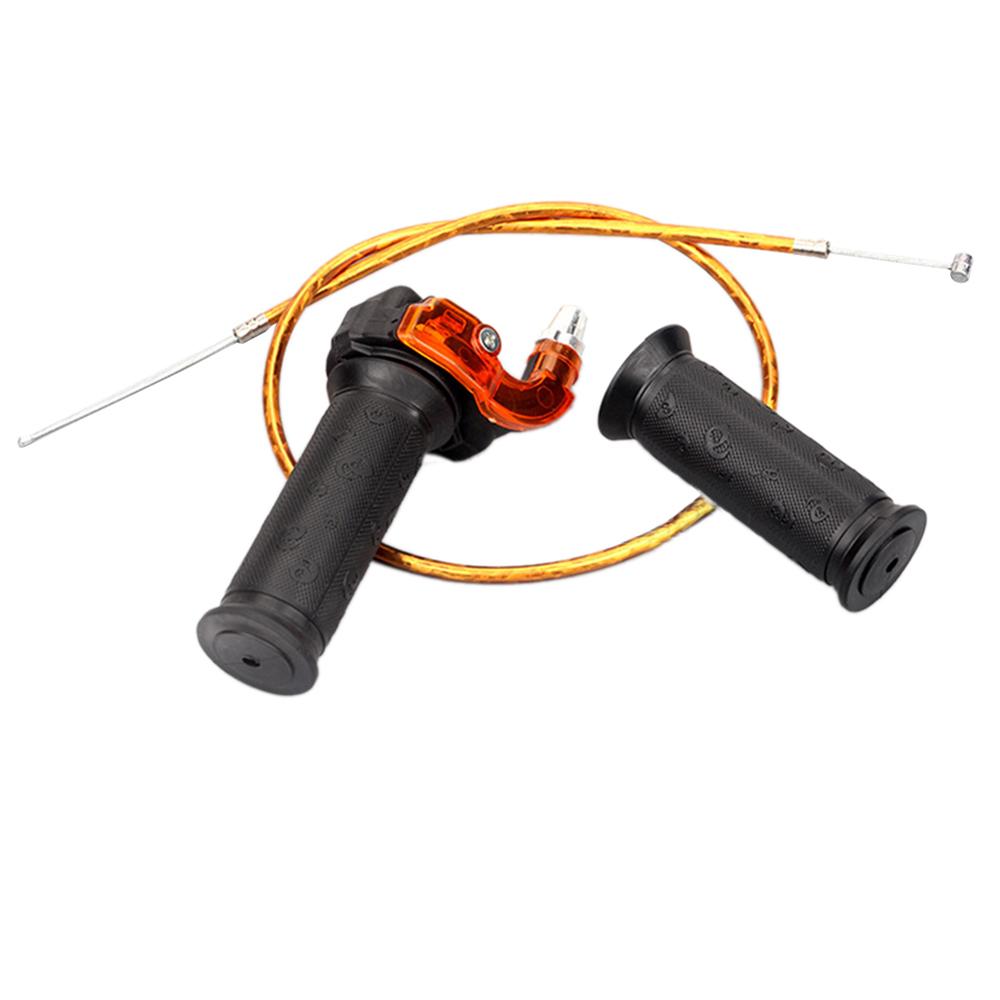 Gas Carburetor Throttle Cable Twist Handle Grips For 2 Stroke 47cc 49cc Mini Moto Dirt ATV Quad Super Pocket Bike