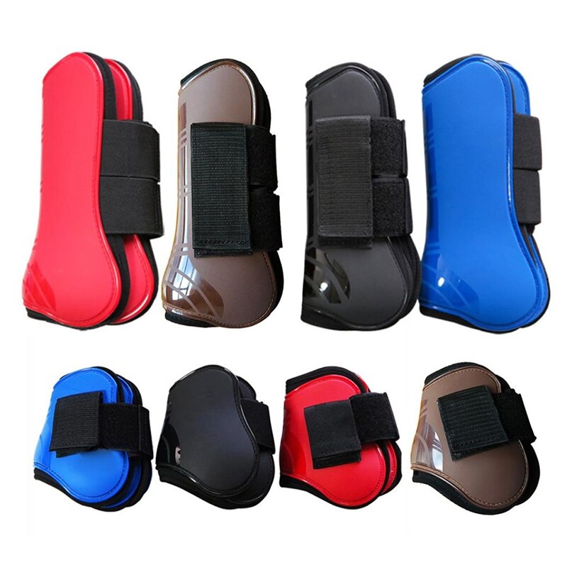 Adjustable Front H-Ind Horse Leg Boots Equine Front Leg Guard Equestrian Tendon Protection Horse Hock Brace