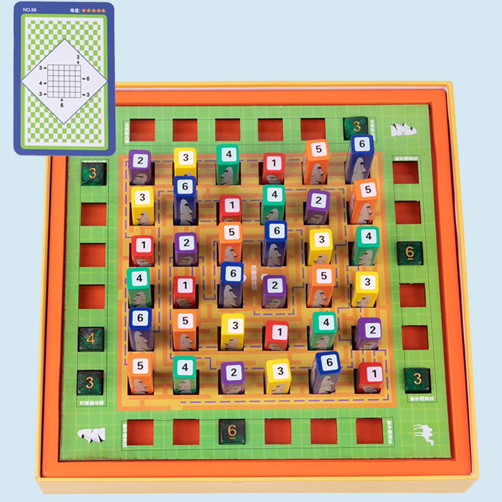 Funny Wooden Maze Math Learning for Girls Boys Kid... – Vicedeal