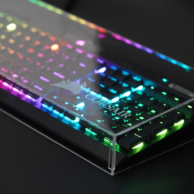 Retangular Mechanical Keyboard Display Acrylic Keyboard Protector Dust Cover