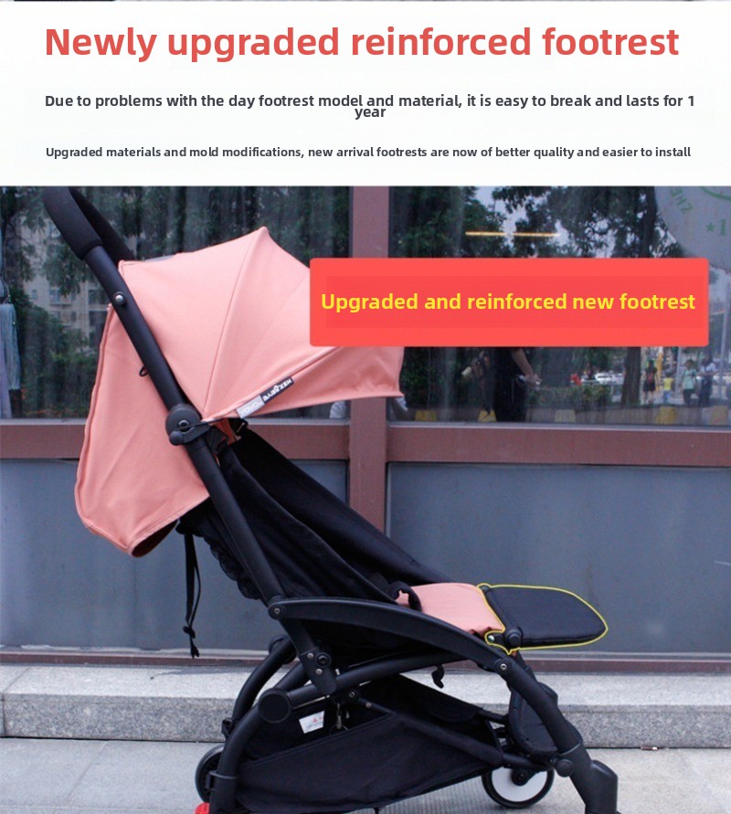 Accessoires voor kinderwagens, verlengd voetsleppedaal