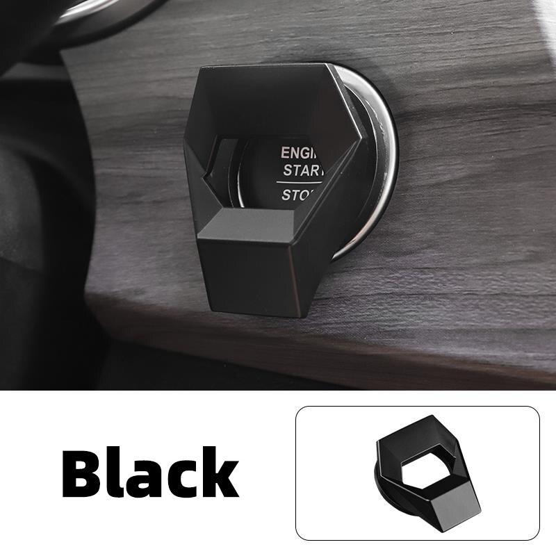 Autostylingstickers voor ford  f150 focus fiesta ecosport taurus auto start-stopknop, ringbehuizing, accessoires: Zwart