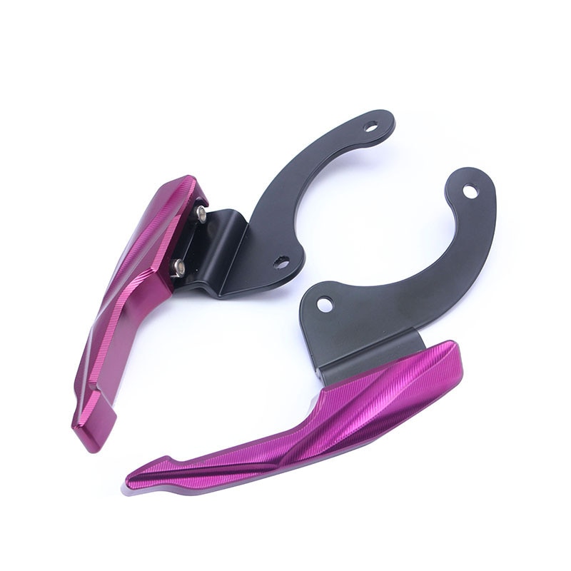 Motorcycle Tail Handrail for ZONTES ZT310R 310T CNC Personality Rear Armrest Racer Shelf handle tail fin Accessories: Ordinary purple