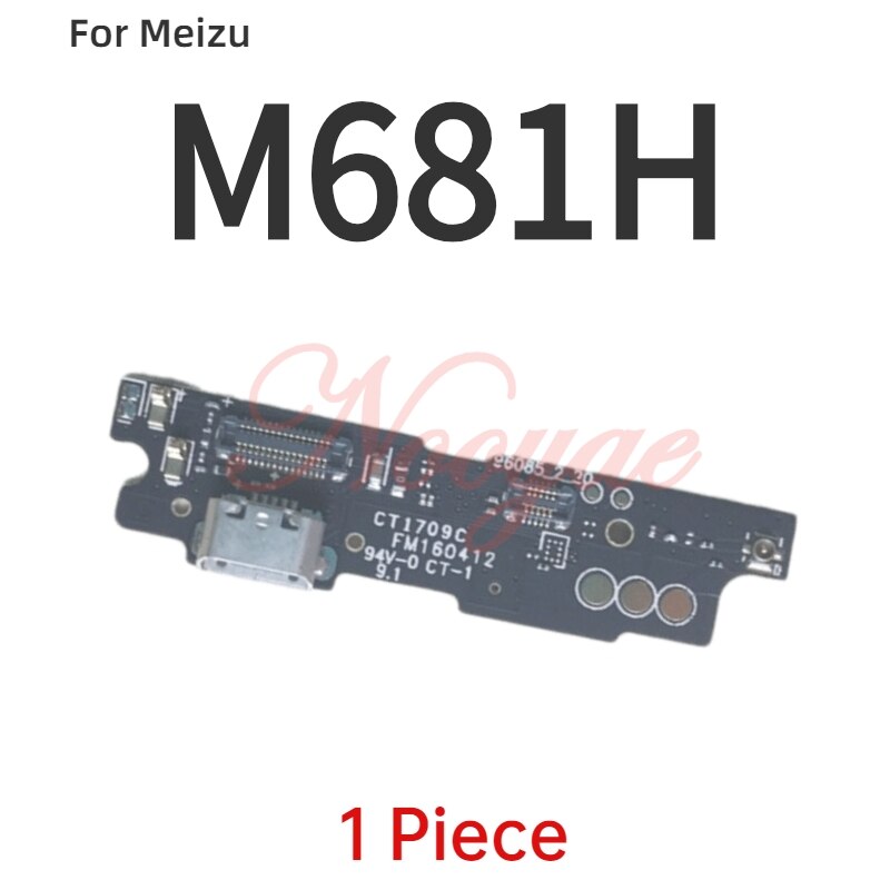 Para Meizu M5C M710H M5s M5 mini M6s M6 M8 M2 M3 note M3s U10 U20 M6t puerto de carga USB, puerto de carga, Cable de micrófono flexible: for M3 note M681H