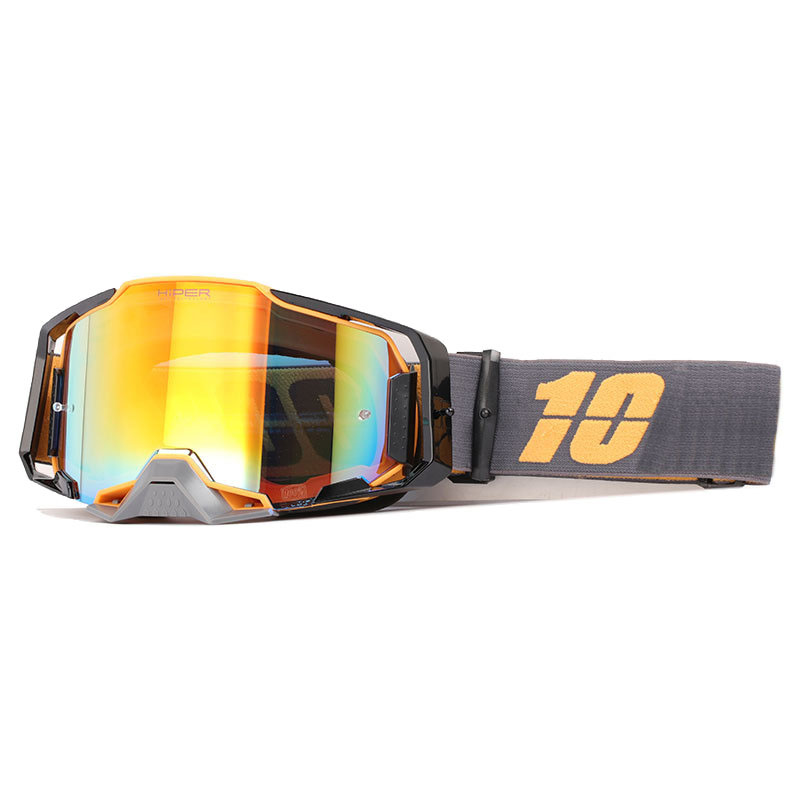 Motocross Goggles for Dirt Bikes Motorcycle Ski Sports Durable Mountain Biking Goggles MX Moto Man MTB ATV Windproof Protection: GRAY