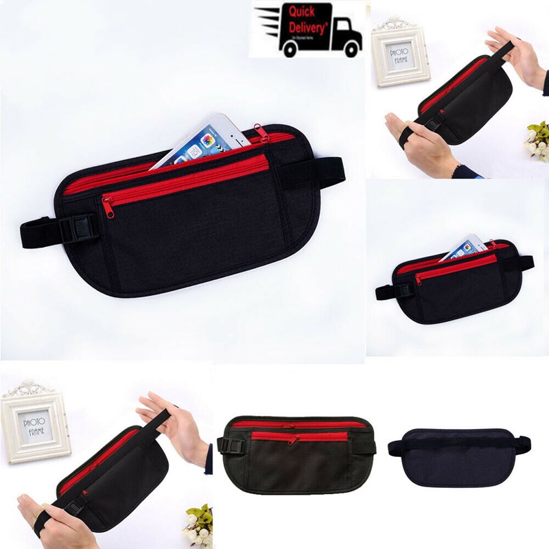 Multifunction Waterproof Waist Packs Hidden Security Phone Key Bag Strap Bag For Travel and Jogging Travel Sports Bags