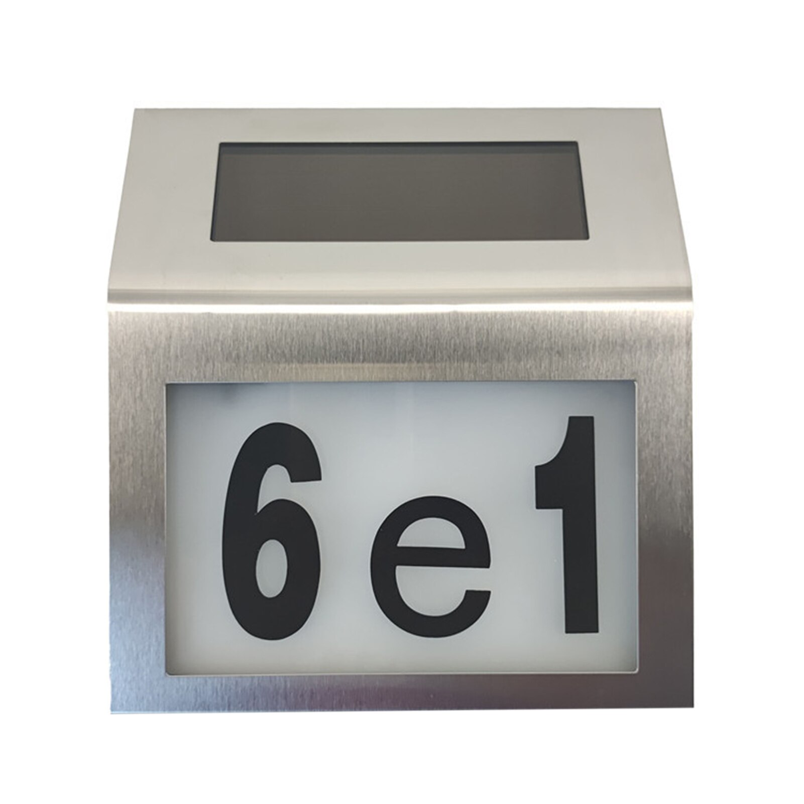 Solar Lights Outdoor solar lamp House Number Sign Lighted LEDs Doorplate Number Light for Home Yard solar garden light