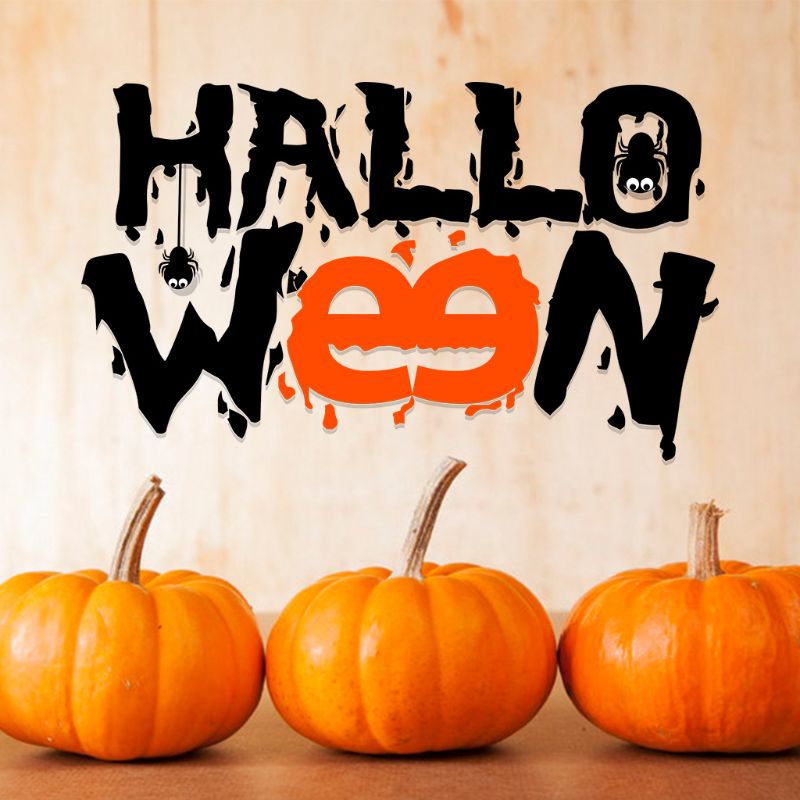 Halloween Verwijderbare Pvc Magics 3D Plafond Vloer Sticker, De Art Dreamscape Home Decor Muurschilderingen Behang