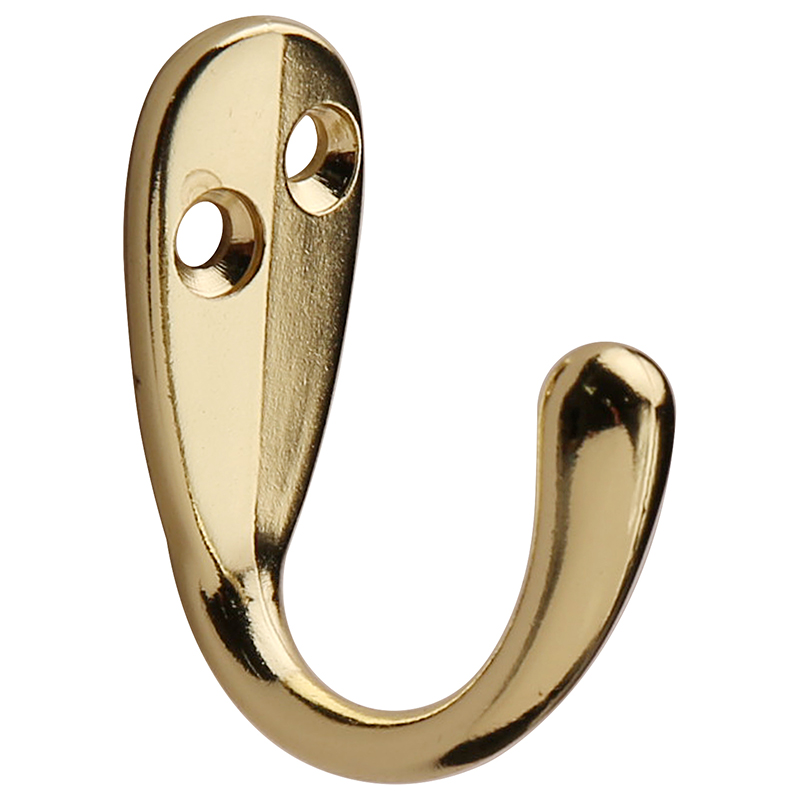 1pc Kapstok Wandmontage Haken Kledingrek Robe Hook Zinklegering Meubels Haak Voor Thuis Jassen Hoed Kleerhanger handdoek Sleutels: Goud