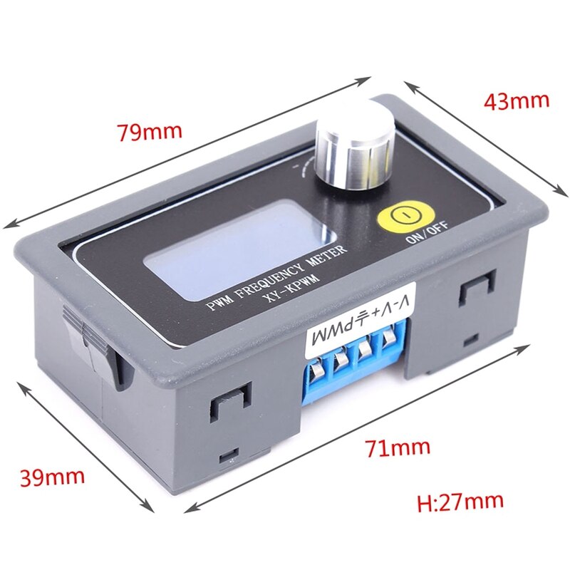 Hho-pwm pulsfrekvens driftcykel justerbar fyrkantig signalgeneratormodul 1hz-150 khz signalgenerator lcd-display