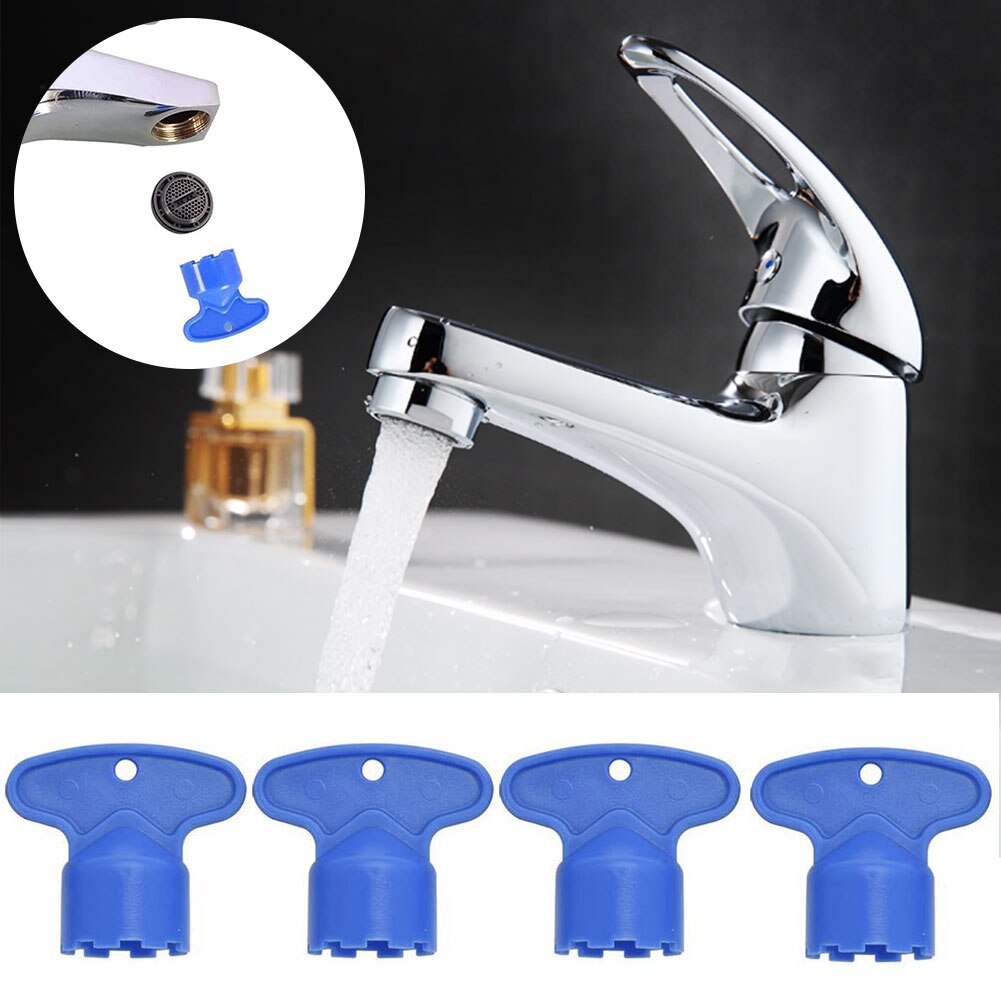 10 pièces cuisine bassin remplacement robinet aérateur clé ABS accessoires maison salle de bain réparation clé Cache enlèvement outil pour M16.5-M24
