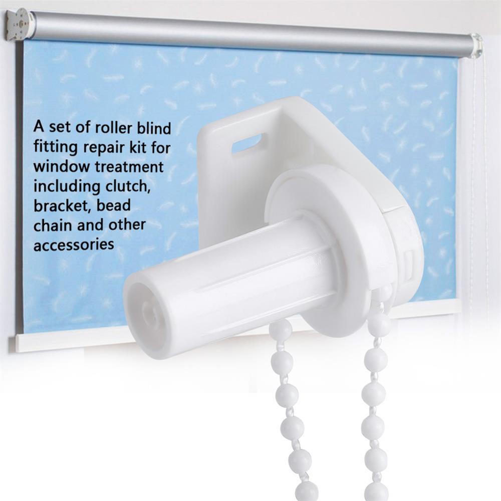 Roller Blind Fitting Repair Kit 17Mm Rolgordijn Schaduw Clutch Beugel Side Katrol Keten Reparatie Montage Kit Venster Behandelingen