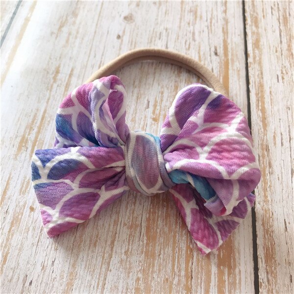 Baby Stirnband Baby Mädchen Stirnbänder für Mädchen Bandeau Bebe Fille Baby HeadwrapTurban Nylon Baby BöGen Stirnband für Mädchen: 3