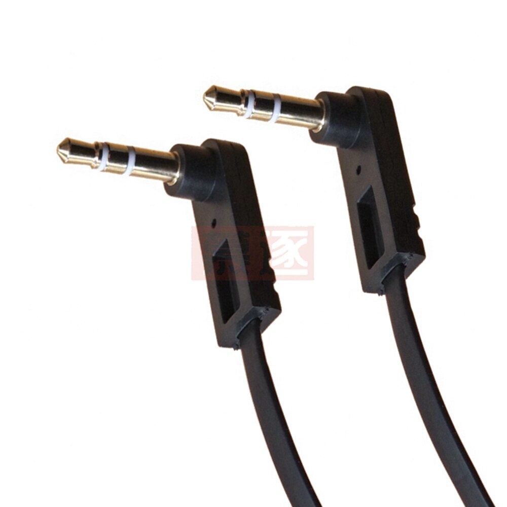 13Cm 1/8 &quot;3.5Mm 90 Graden Haaks Mini Plug Stereo Audio Hoofdtelefoon Verlengkabel