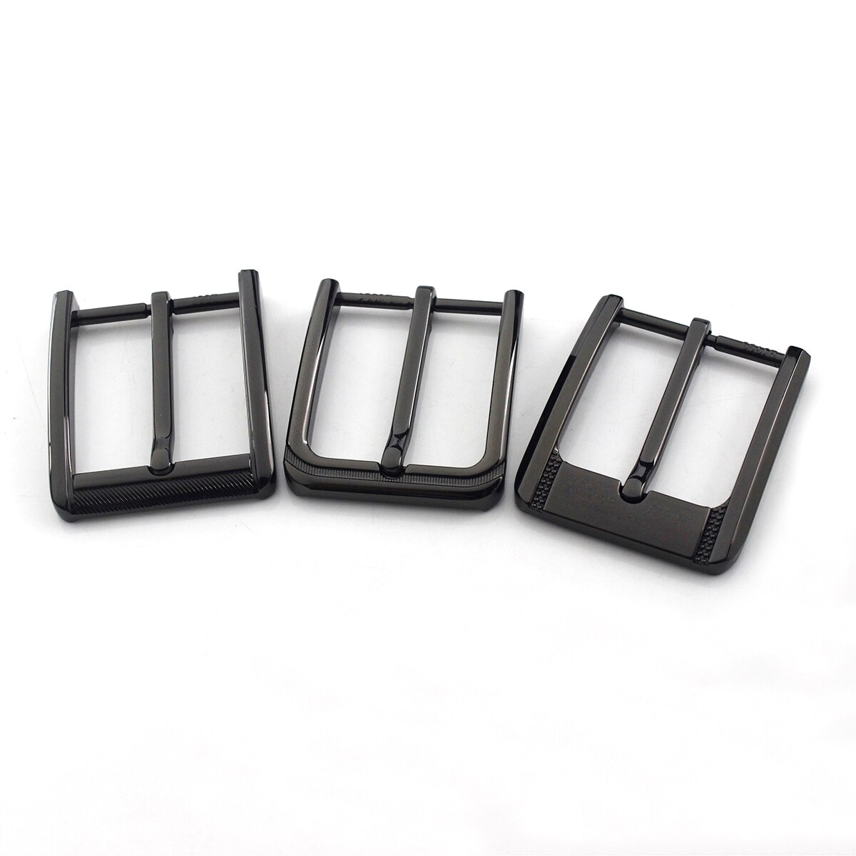 1pcs 35mm Belt Buckle Black For Men Metal Clip Buckle End Bar Heel Bar Single Pin Buckle for Leather Craft Strap DIY