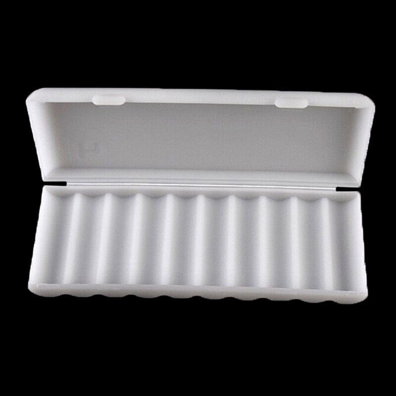 1PC 10X18650 Cassa Del Supporto Della Batteria 18650 Scatola Di Immagazzinaggio Del Supporto Duro Bianco Della Copertura Della Cassa del Supporto Della Batteria dell'organizzatore del Contenitore