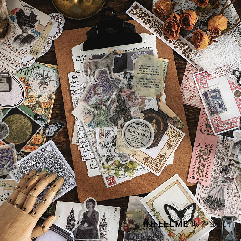  lbum De Recortes Vintage Floral Para Mujer Papel Grandado